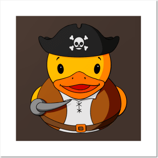 Pirate Rubber Duck Posters and Art